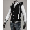 Mens Slim Fit Jacket Varsity Hoodies