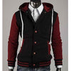 Mens Slim Fit Jacket Varsity Hoodies