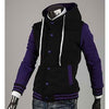 Mens Slim Fit Jacket Varsity Hoodies