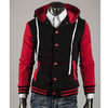 Mens Slim Fit Jacket Varsity Hoodies