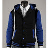 Mens Slim Fit Jacket Varsity Hoodies