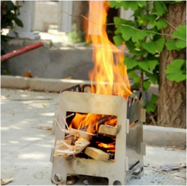 Lightweight Folding Wood Stove