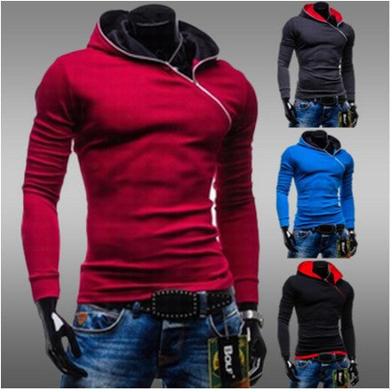 Fashion Fitness Side Zip Up Hooded Jacket